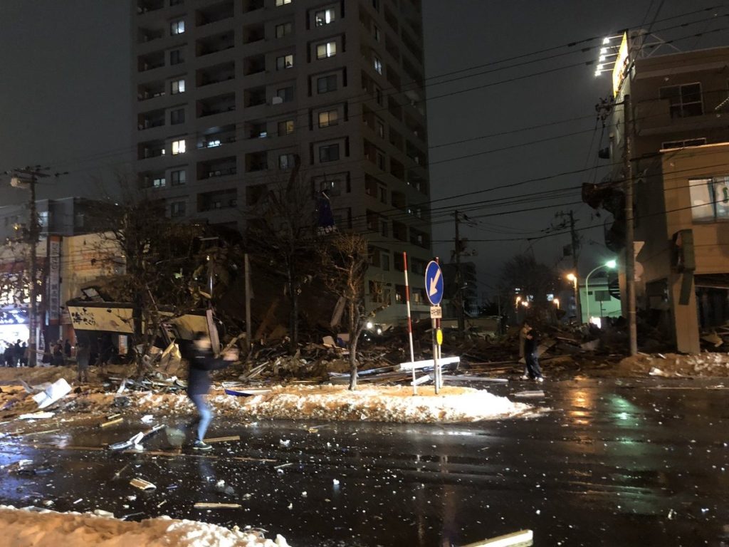 事故の場所 北海道札幌市豊平区平岸3条8丁目 居酒屋 海さくら ガス爆発 場所と地図